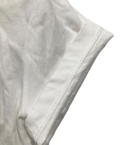 DRAWER（ドゥロワー）Drawer (ドゥロワー) アシンメトリーヘムフレアショートスリーブ ホワイト サイズ:1の古着・服飾アイテム