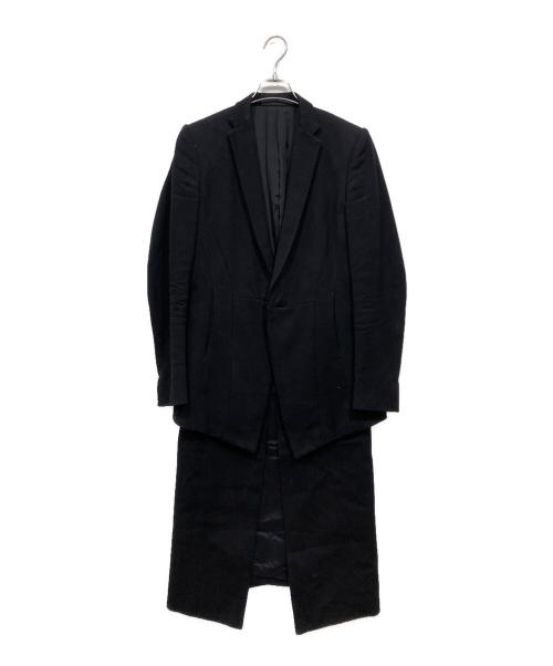 MA JULIUS（エムエイユリウス）MA JULIUS (エムエイユリウス) テーラーロングジャケット ネイビー サイズ:1の古着・服飾アイテム