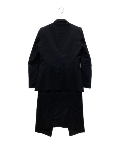 MA JULIUS（エムエイユリウス）MA JULIUS (エムエイユリウス) テーラーロングジャケット ネイビー サイズ:1の古着・服飾アイテム