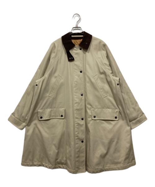 Burberry's（バーバリー）Burberry's (バーバリーズ) 裏地ノバチェック襟コーデュロイコート ベージュ サイズ:不明の古着・服飾アイテム