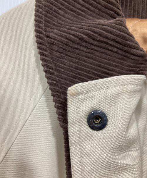 Burberry's（バーバリー）Burberry's (バーバリーズ) 裏地ノバチェック襟コーデュロイコート ベージュ サイズ:不明の古着・服飾アイテム