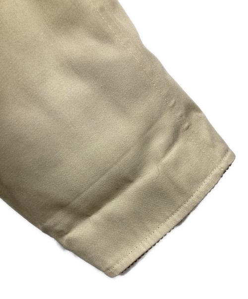 Burberry's（バーバリー）Burberry's (バーバリーズ) 裏地ノバチェック襟コーデュロイコート ベージュ サイズ:不明の古着・服飾アイテム