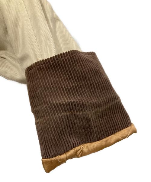 Burberry's（バーバリー）Burberry's (バーバリーズ) 裏地ノバチェック襟コーデュロイコート ベージュ サイズ:不明の古着・服飾アイテム