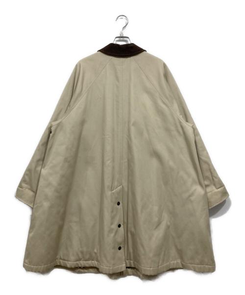 Burberry's（バーバリー）Burberry's (バーバリーズ) 裏地ノバチェック襟コーデュロイコート ベージュ サイズ:不明の古着・服飾アイテム