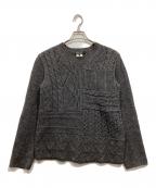 COMME des GARCONSコムデギャルソン）の古着「ローゲージニット」｜グレー