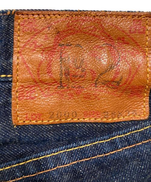 EVISU（エヴィス）EVISU (エヴィス) No.2カモメペイントデニムパンツ インディゴ サイズ:W28の古着・服飾アイテム