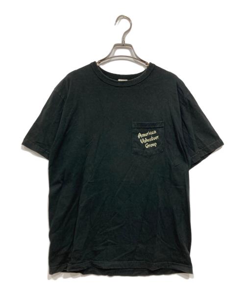 BUZZ RICKSON'S（バズリクソンズ）BUZZ RICKSON'S (バズリクソンズ) プリントTシャツ ブラック サイズ:xlの古着・服飾アイテム