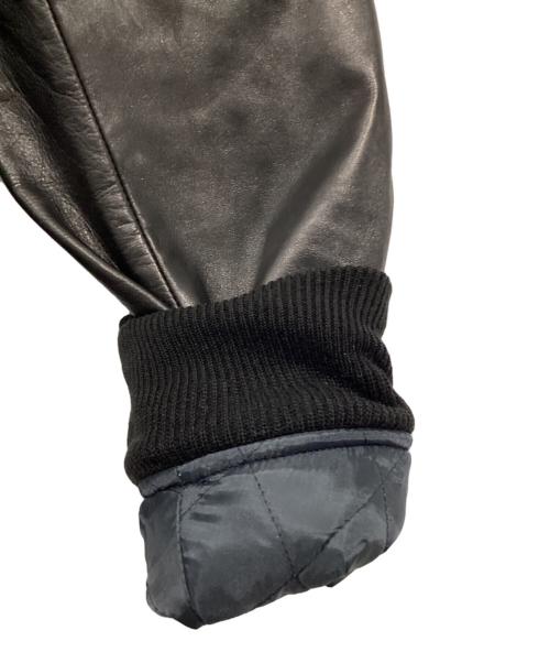 The Duffer of ST.George（ザ ダファーオブセントジョージ）The Duffer of ST.George (ザ ダファーオブセントジョージ) フライトジャケット/レザー ブラック サイズ:Lの古着・服飾アイテム