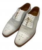 CHEANEYチーニー）の古着「ウィングチップシューズ」｜ホワイト×グレー