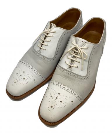 u*7様 送料無料格安！！CHEANEYウィングチップ本革シューズ7.1/2 中古・古着通販】CHEANEY (チーニー) ウィングチップシューズ ホワイト