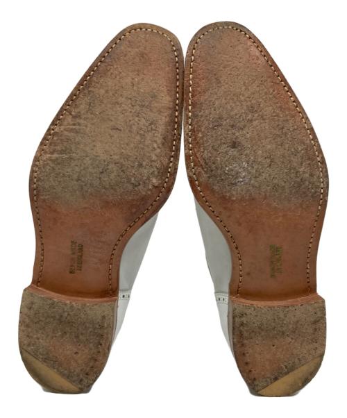 CHEANEY（チーニー）CHEANEY (チーニー) ウィングチップシューズ ホワイト×グレー サイズ:7 1/2の古着・服飾アイテム