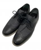 COLE HAANコールハーン）の古着「ウィングチップブーツ」｜ブラック