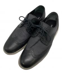 COLE HAAN（コールハーン）の古着「ウィングチップブーツ」｜ブラック