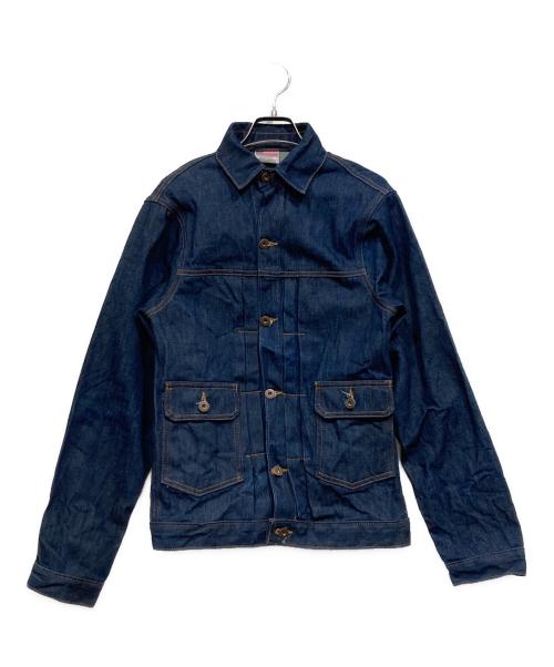 L.C.KING（エルシーキング）L.C.KING (エルシーキング) デニムジャケット ブルー サイズ:Sの古着・服飾アイテム