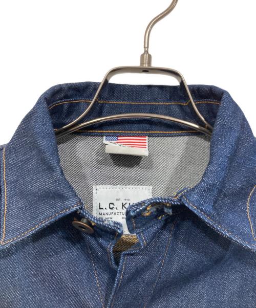 L.C.KING（エルシーキング）L.C.KING (エルシーキング) デニムジャケット ブルー サイズ:Sの古着・服飾アイテム