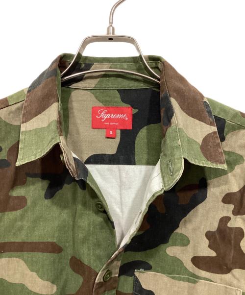 SUPREME（シュプリーム）SUPREME (シュプリーム) Woodland Shirt / カモフラシャツ グリーン サイズ:Sの古着・服飾アイテム