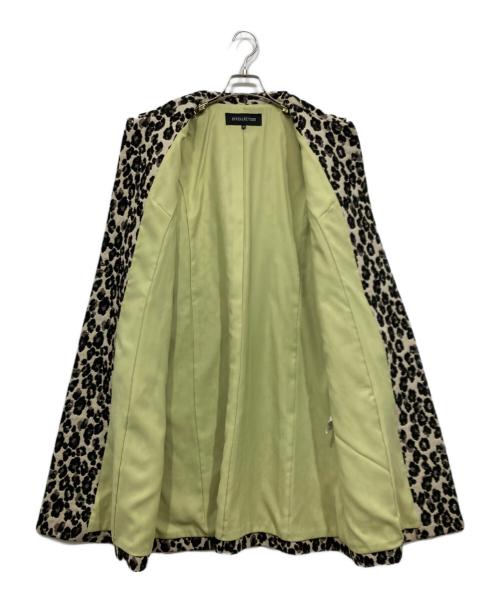 intellection（インテレクション）intellection (インテレクション) レオパード柄コート ブラウン サイズ:Lの古着・服飾アイテム