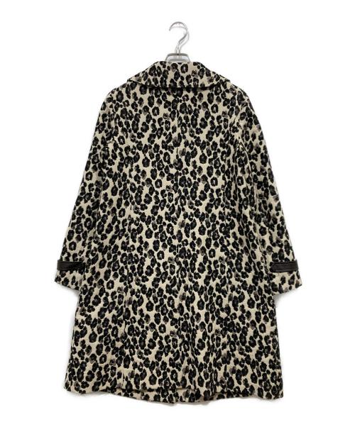 intellection（インテレクション）intellection (インテレクション) レオパード柄コート ブラウン サイズ:Lの古着・服飾アイテム