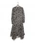 ISABEL MARANT ETOILE (イザベルマランエトワール) ペイズリープリントワンピース ベージュ×ブラック サイズ:34：12000円