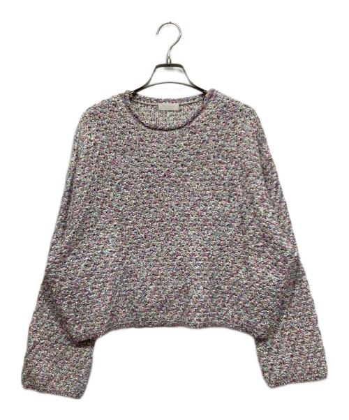 BALLSEY（ボールジィ）BALLSEY (ボールジィ) ファンシーミックス クルーネックプルオーバー マルチカラー サイズ:Sの古着・服飾アイテム