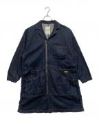 come and playカムアンドプレイ）の古着「デニムコート」｜インディゴ