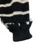 中古・古着 DISCOVERED (ディスカバード) BORDER DOCKING COLLAGE KNIT / ダメージボーダーニット ブラック×ホワイト サイズ:3：13000円
