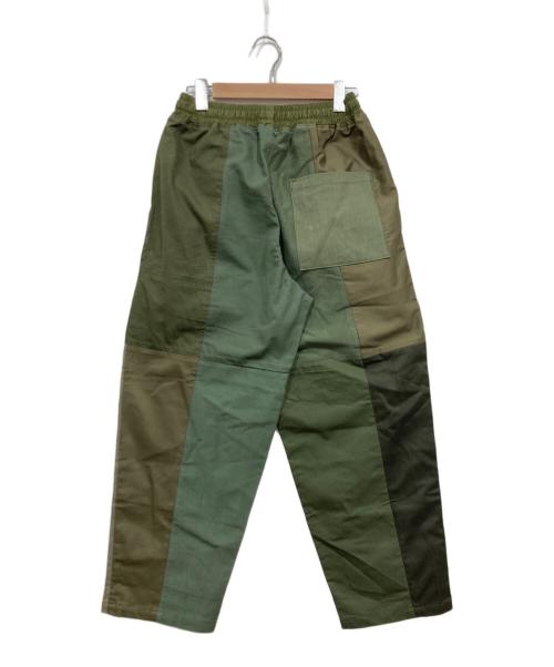 MAISON SPECIAL（メゾンスペシャル）MAISON SPECIAL (メゾンスペシャル) パッチワークパンツ グリーンの古着・服飾アイテム