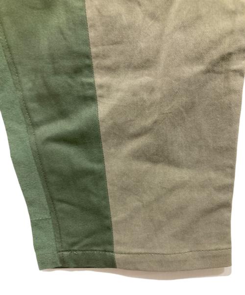MAISON SPECIAL（メゾンスペシャル）MAISON SPECIAL (メゾンスペシャル) パッチワークパンツ グリーンの古着・服飾アイテム