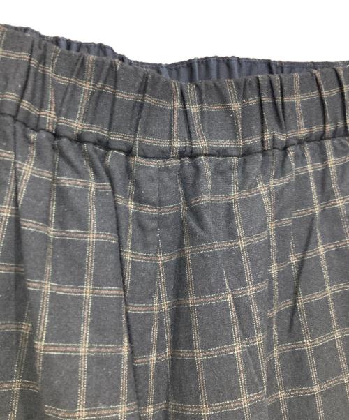 CASEY CASEY（ケーシーケーシー）CASEY CASEY (ケーシーケーシー) チェックパンツ ブラック サイズ:Ｍの古着・服飾アイテム