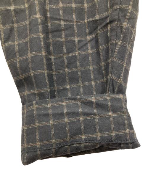 CASEY CASEY（ケーシーケーシー）CASEY CASEY (ケーシーケーシー) チェックパンツ ブラック サイズ:Ｍの古着・服飾アイテム