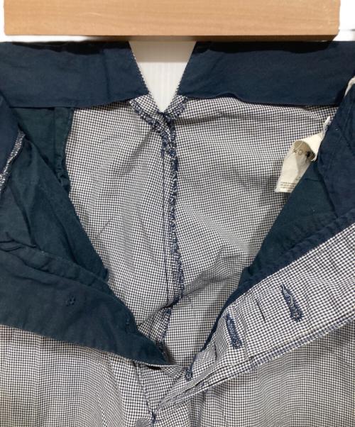 Martin Margiela 10（マルタン・マルジェラ 10）Martin Margiela 10 (マルタン・マルジェラ 10) ギンガムチェックパンツ ネイビー×ホワイト サイズ:50の古着・服飾アイテム