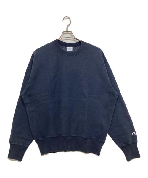 Champion REVERSE WEAVE（チャンピオン リバース ウィーブ）Champion REVERSE WEAVE (チャンピオン リバース ウィーブ) クルーネックスウェット ネイビー サイズ:XLARGEの古着・服飾アイテム