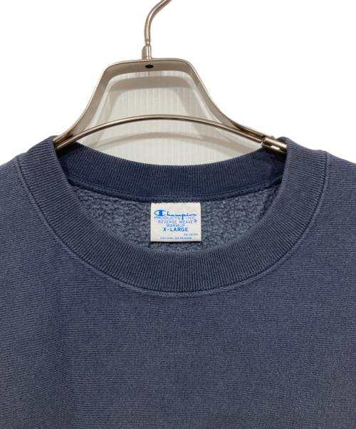 Champion REVERSE WEAVE（チャンピオン リバース ウィーブ）Champion REVERSE WEAVE (チャンピオン リバース ウィーブ) クルーネックスウェット ネイビー サイズ:XLARGEの古着・服飾アイテム
