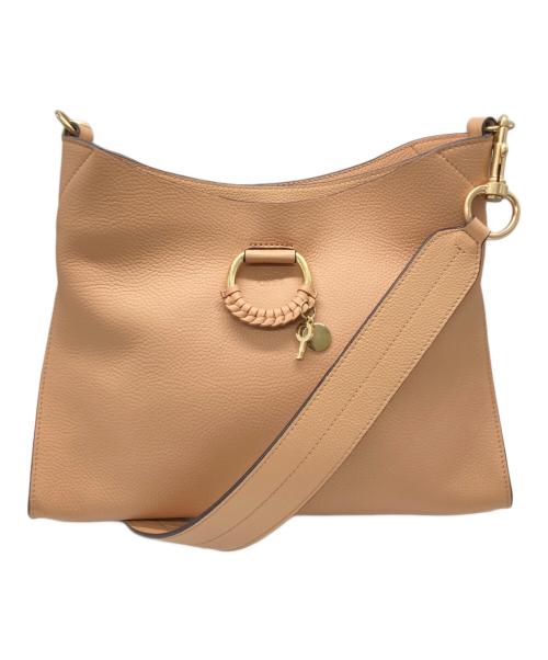 SEE BY CHLOE（シーバイクロエ）SEE BY CHLOE (シーバイクロエ) JOAN SBC/スモールトップハンドルバッグ ベージュの古着・服飾アイテム