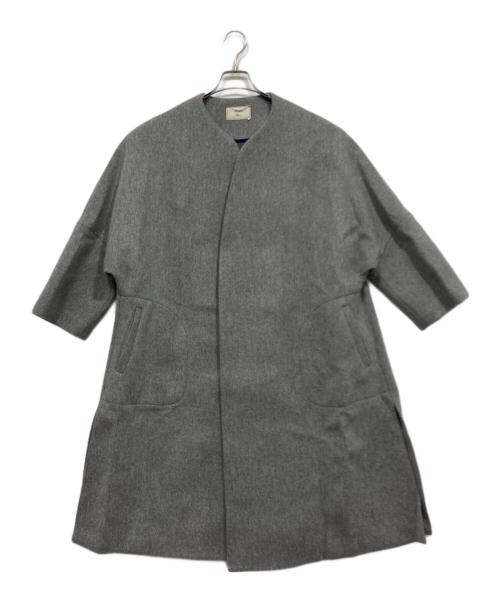 ebure（エブール）EBURE (エブール) Ron Herman別注 ウールボンディングコート グレー サイズ:36の古着・服飾アイテム