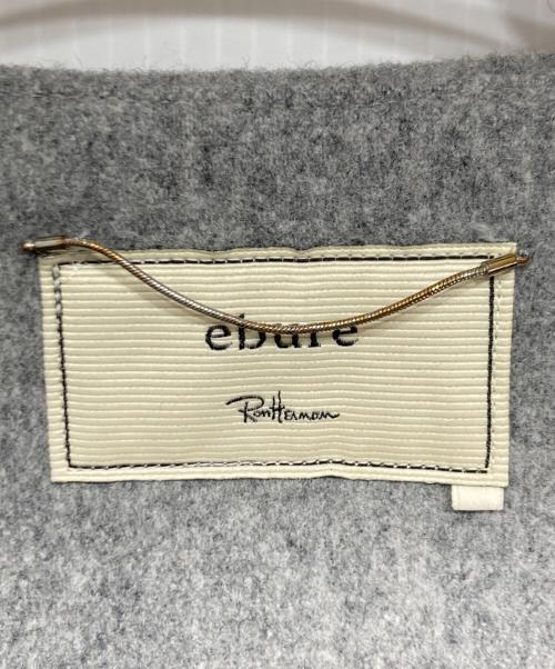ebure（エブール）EBURE (エブール) Ron Herman別注 ウールボンディングコート グレー サイズ:36の古着・服飾アイテム