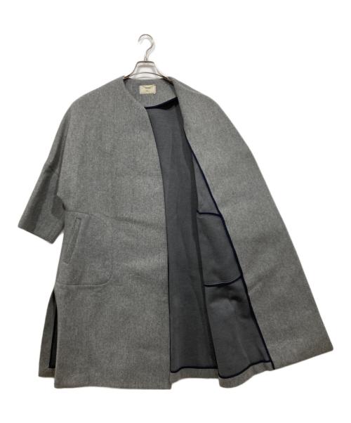 ebure（エブール）EBURE (エブール) Ron Herman別注 ウールボンディングコート グレー サイズ:36の古着・服飾アイテム