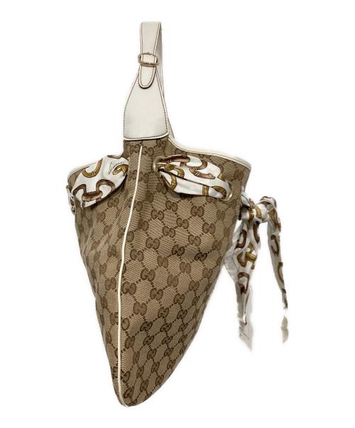 GUCCI（グッチ）GUCCI (グッチ) ワンショルダーバッグ ベージュの古着・服飾アイテム