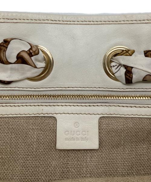 GUCCI（グッチ）GUCCI (グッチ) ワンショルダーバッグ ベージュの古着・服飾アイテム