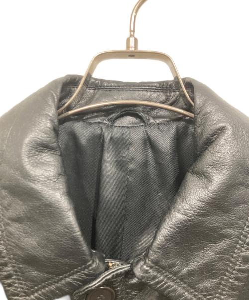 VERA PELLE（ベラペレ）VERA PELLE (ベラペレ) ジップレザージャケット ブラック サイズ:Mの古着・服飾アイテム