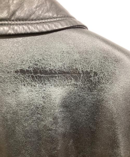 VERA PELLE（ベラペレ）VERA PELLE (ベラペレ) ジップレザージャケット ブラック サイズ:Mの古着・服飾アイテム