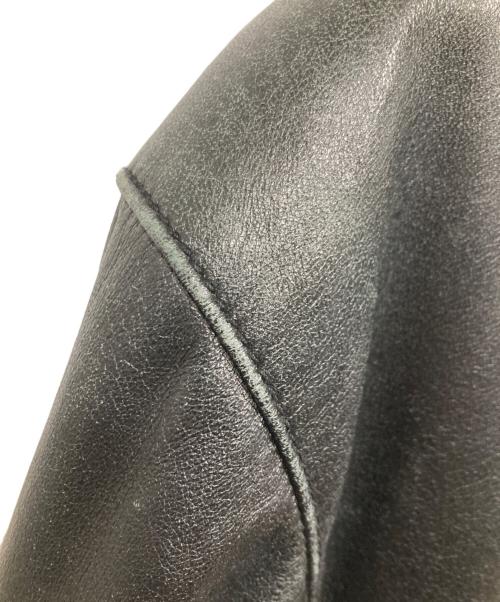 VERA PELLE（ベラペレ）VERA PELLE (ベラペレ) ジップレザージャケット ブラック サイズ:Mの古着・服飾アイテム