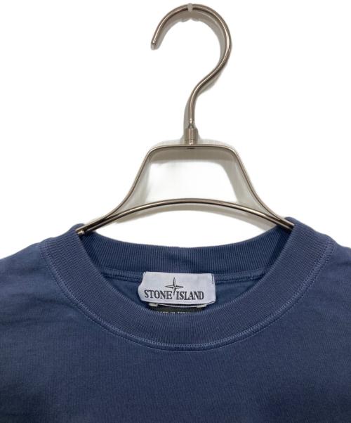 STONE ISLAND（ストーンアイランド）STONE ISLAND (ストーンアイランド) ロゴパッチTシャツ ネイビー サイズ:Lの古着・服飾アイテム
