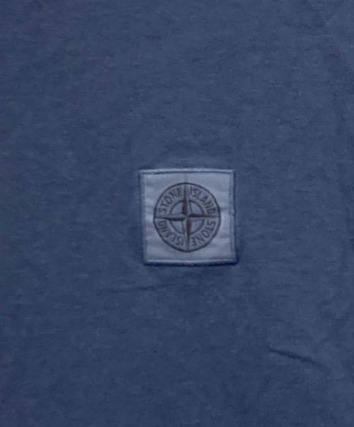 STONE ISLAND（ストーンアイランド）STONE ISLAND (ストーンアイランド) ロゴパッチTシャツ ネイビー サイズ:Lの古着・服飾アイテム
