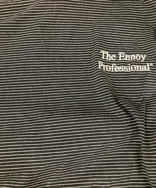 The Ennnoy Professional（ザ エンノイ プロフェッショナル）The Ennnoy Professional (ザ エンノイ プロフェッショナル) ボーダーTシャツ ブラック サイズ:Mの古着・服飾アイテム