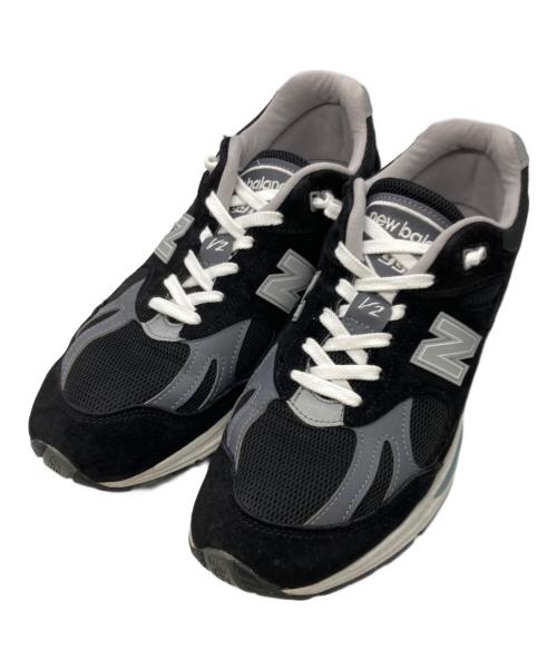 NEW BALANCE（ニューバランス）NEW BALANCE (ニューバランス) 991v2 ローカットスニーカー ブラック サイズ:9 1/2の古着・服飾アイテム