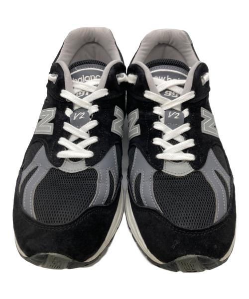 NEW BALANCE（ニューバランス）NEW BALANCE (ニューバランス) 991v2 ローカットスニーカー ブラック サイズ:9 1/2の古着・服飾アイテム
