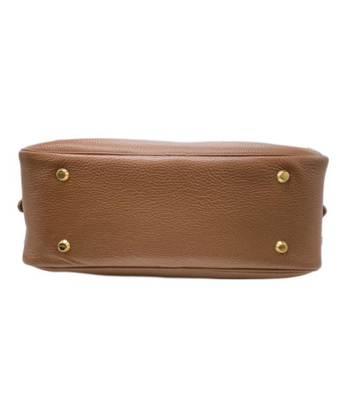 YOUNG & OLSEN The DRYGOODS STORE（ヤングアンドオルセン ザ ドライグッズストア）YOUNG & OLSEN The DRYGOODS STORE (ヤングアンドオルセン ザ ドライグッズストア) ボストンバッグ / EMBOSSED LEATHER STUDENT M ブラウンの古着・服飾アイテム