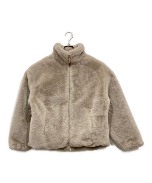 TATRAS（タトラス）TATRAS (タトラス) BARBRA ボアブルゾン ベージュ サイズ:Mの古着・服飾アイテム