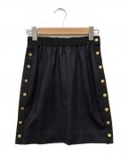 CHANELシャネル）の古着「台形スカート」｜グレー